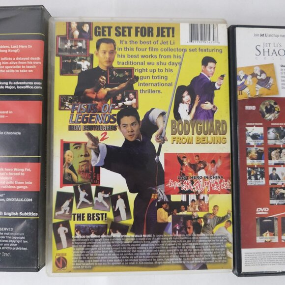 Jet Li DVD Collection 3 Sets Kung Fu Martial Arts Action Shaolin Fist 10 Movies - Picture 6 of 9